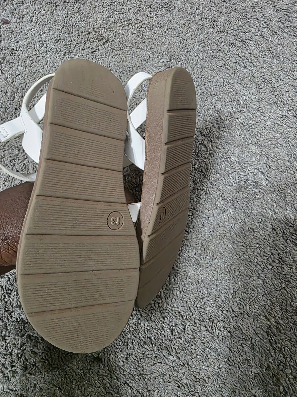 Cat & Jack White Girls Sandals